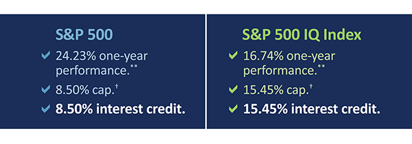 S&P 500 index returns